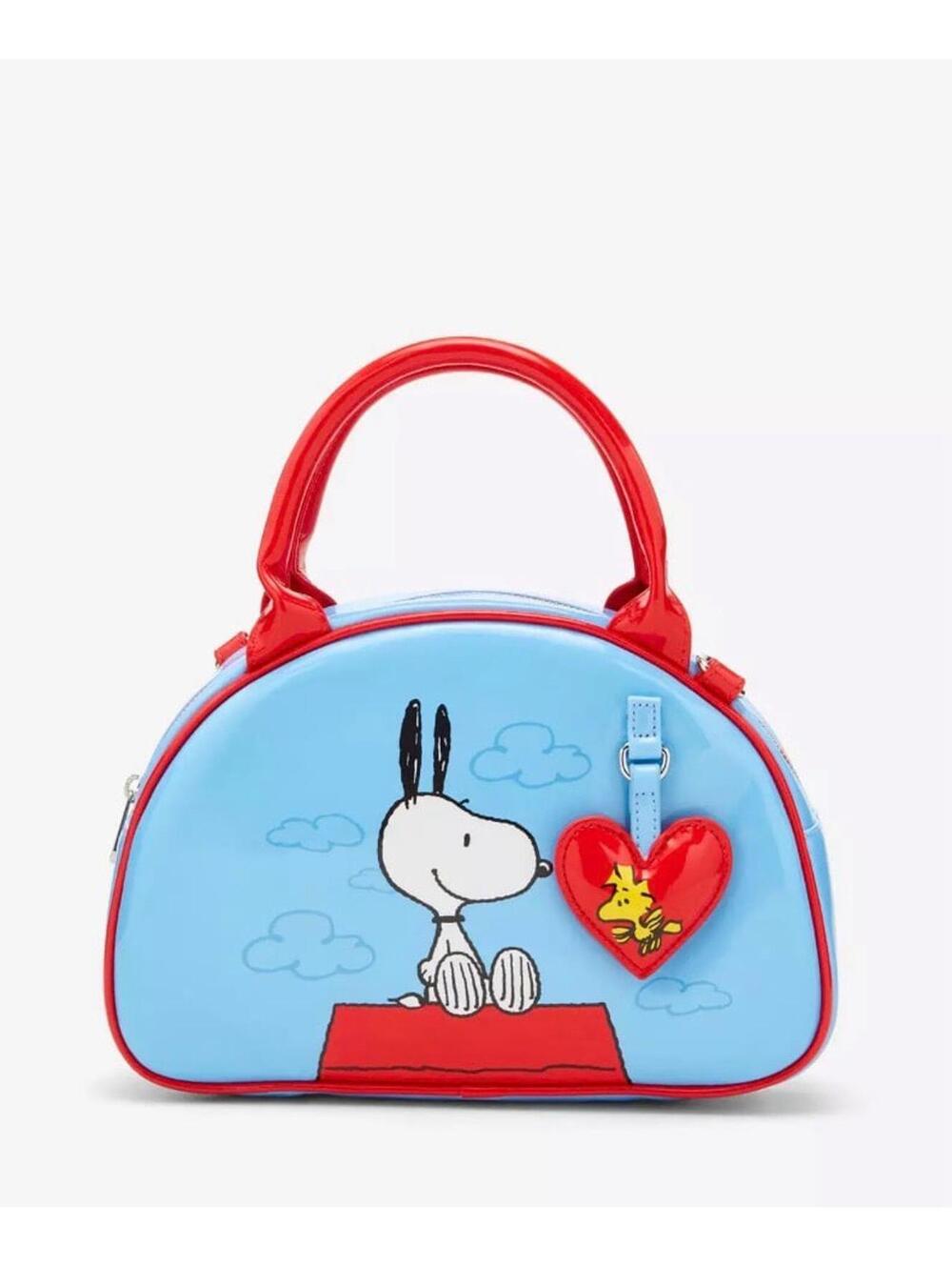 Whatever! Makes You Happy Peanuts Snoopy Bowler Handbag